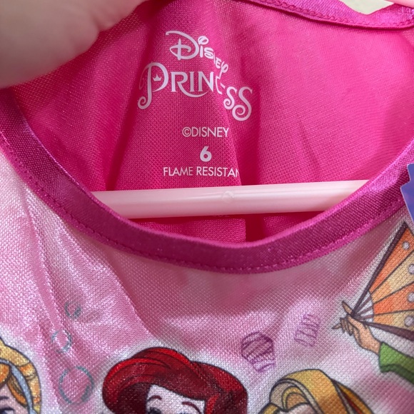 Disney Princess Nightgown Girl size 6 Pajamas Dress up Colorful pink NWT - Picture 3 of 4